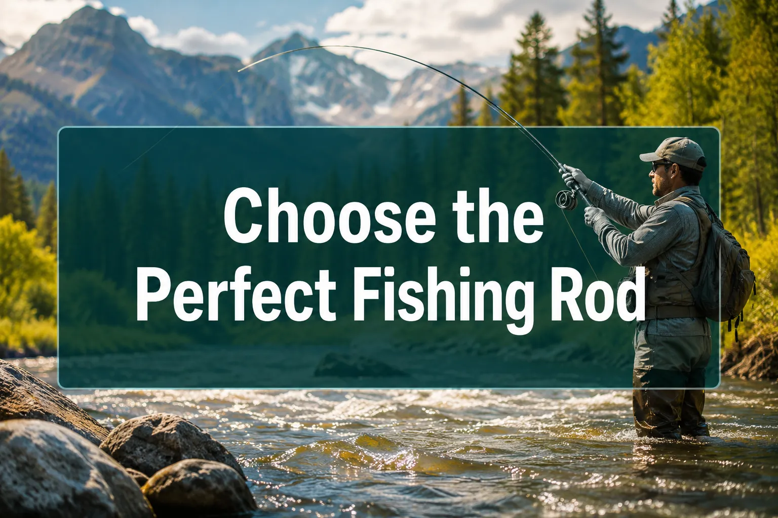 Choose perfect fishing rod hero
