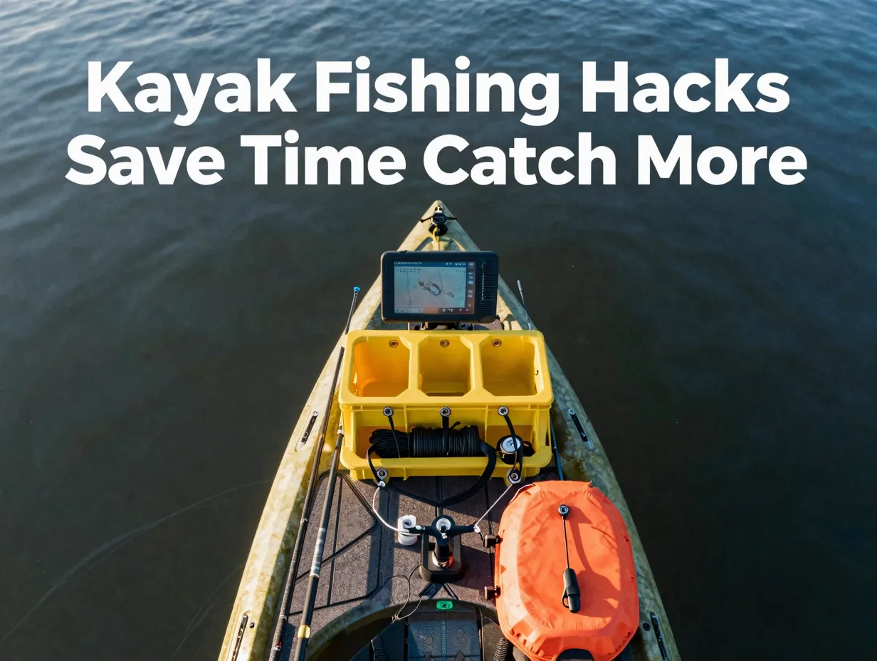 Kayak fishing hacks save time catch more