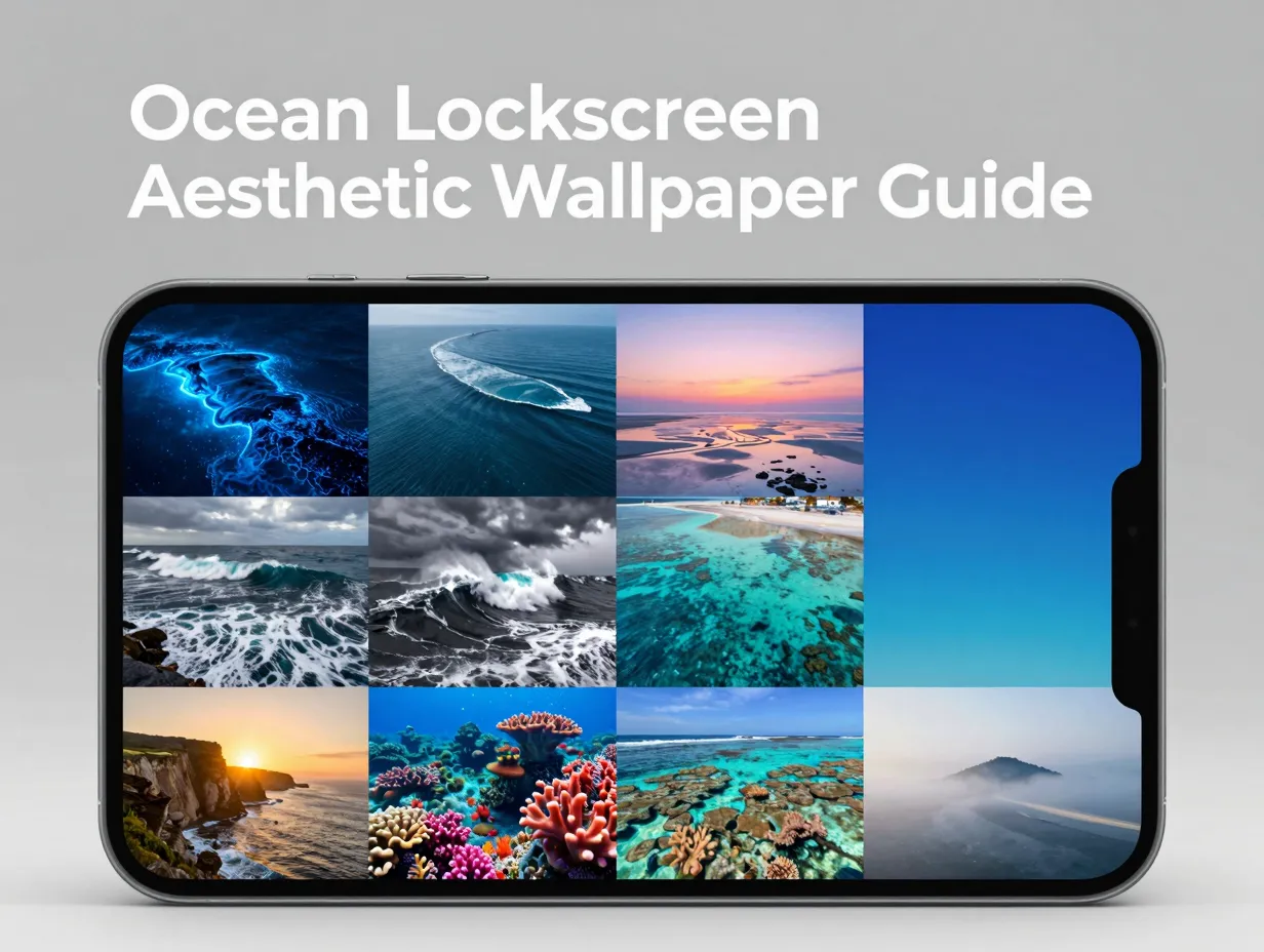 Ocean lockscreen aesthetic wallpaper guide