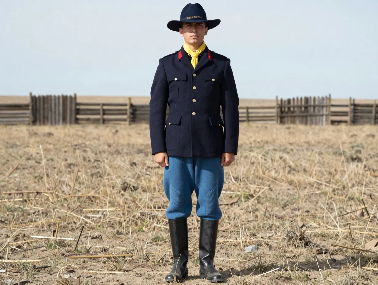 The cavalry trooper uniform