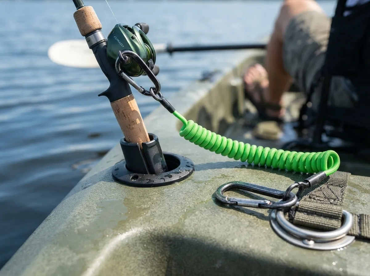 Use rod leashes to eliminate expensive losses