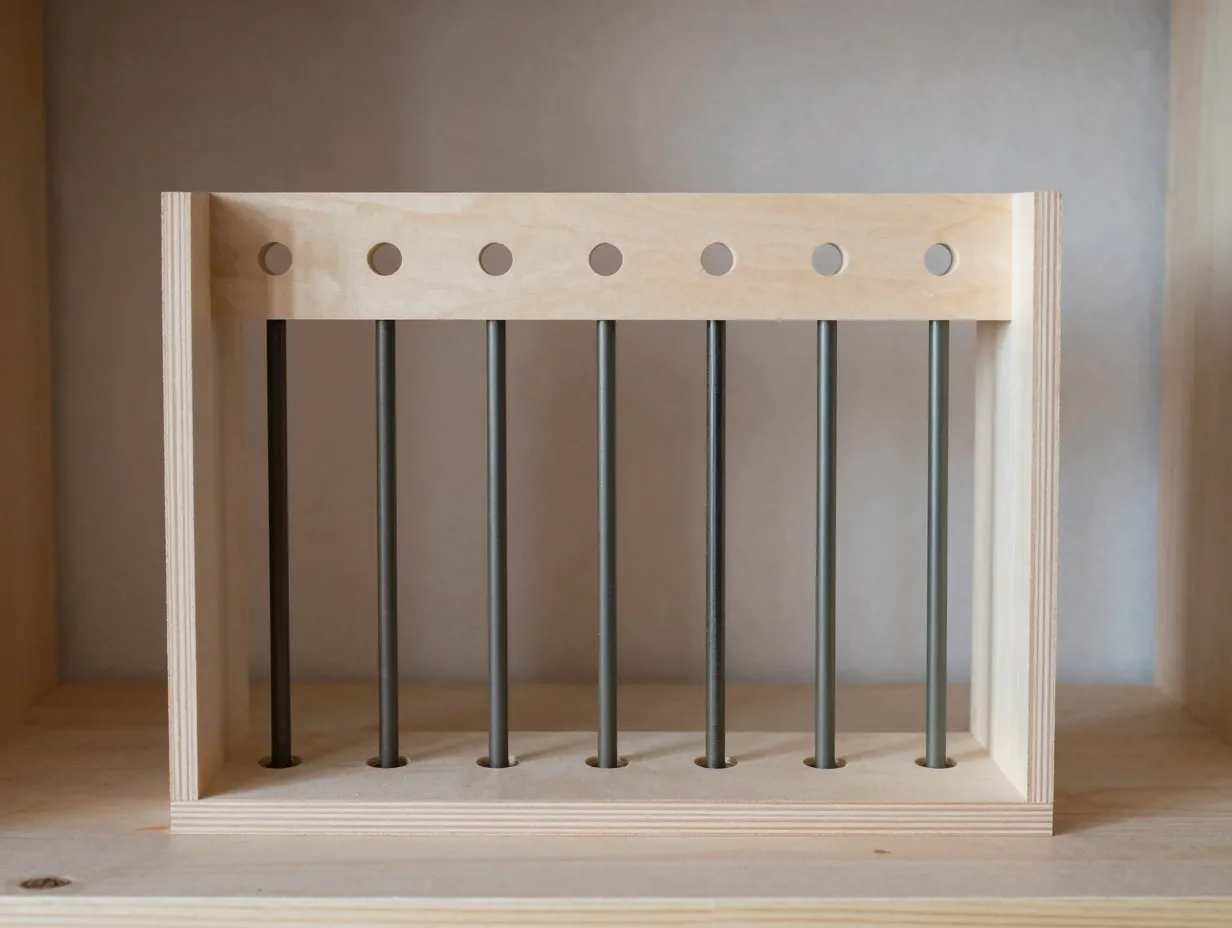 The modular plywood rack