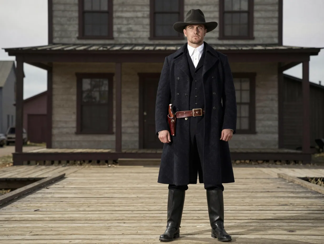 The lawmans town outfit