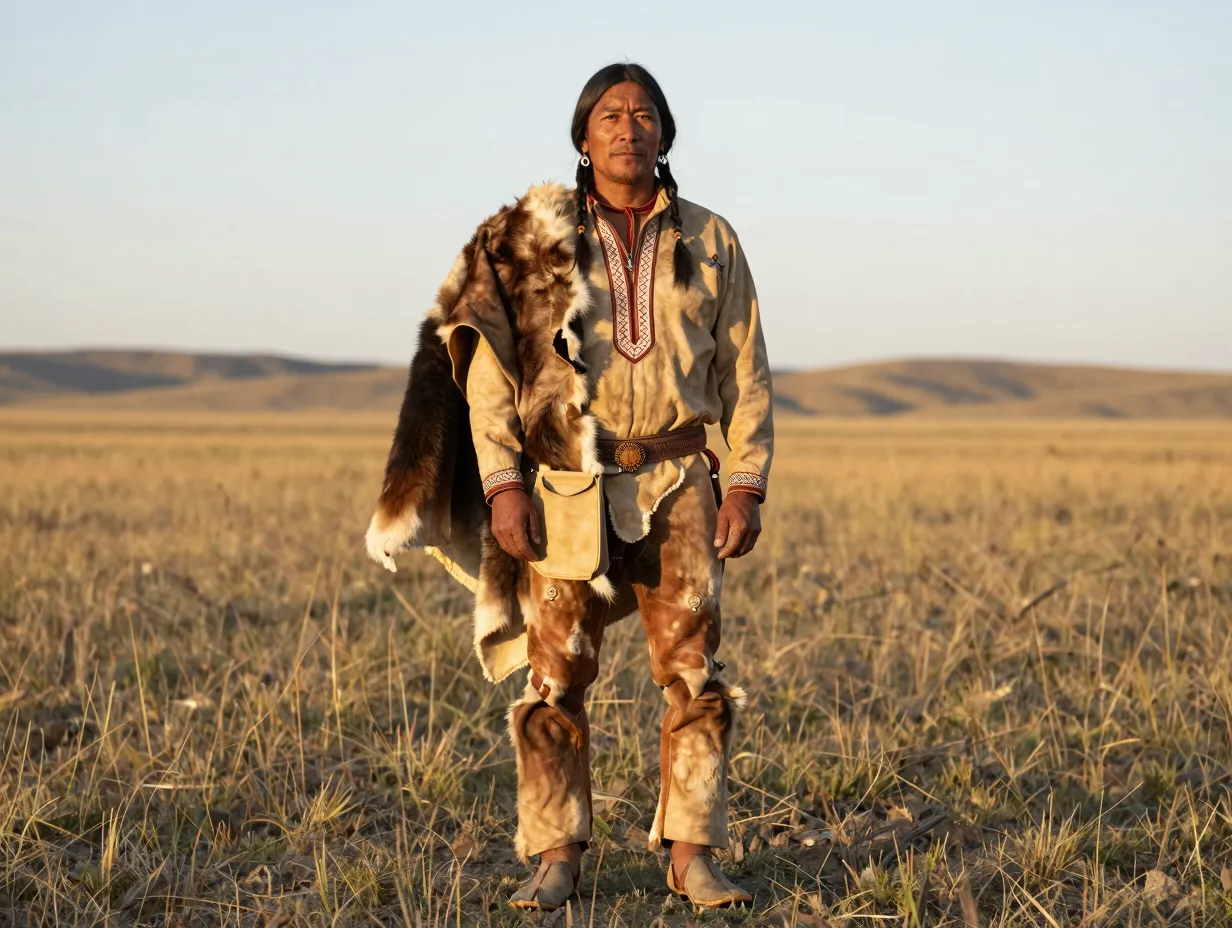 The indigenous plains warrior outfit