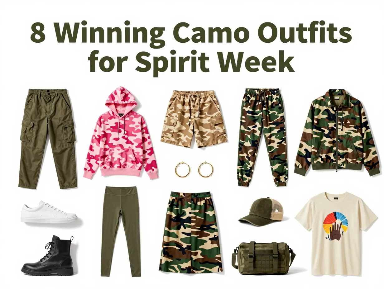 8 winning camo outfits for spirit week