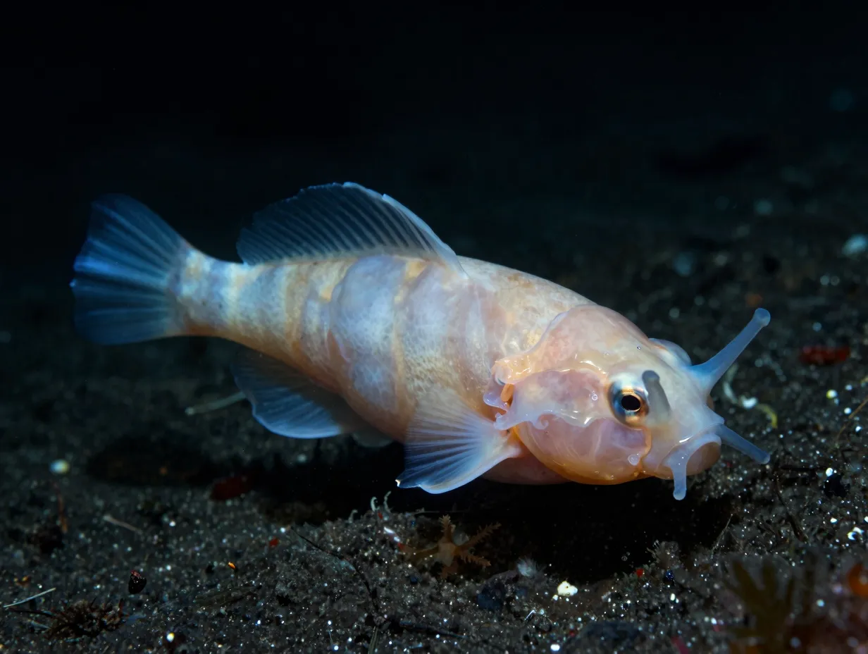 1 snailfish pseudoliparis spp the deepest fish on earth