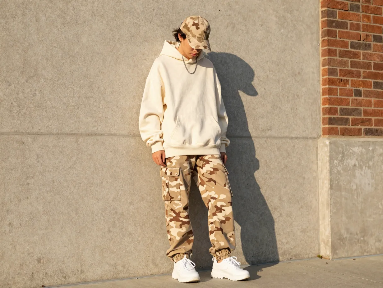 The desert camo streetwear remix