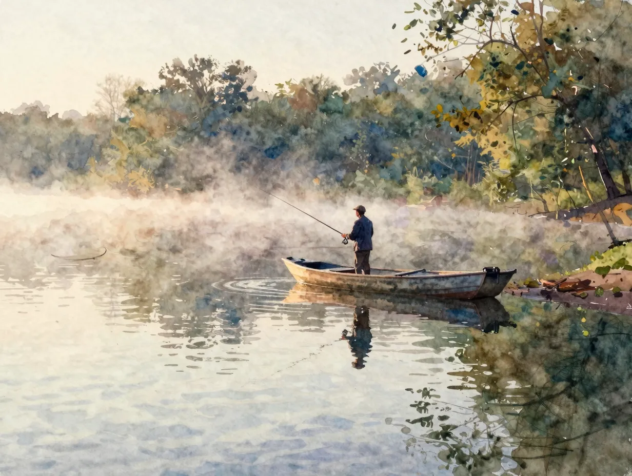 Watercolor wash style