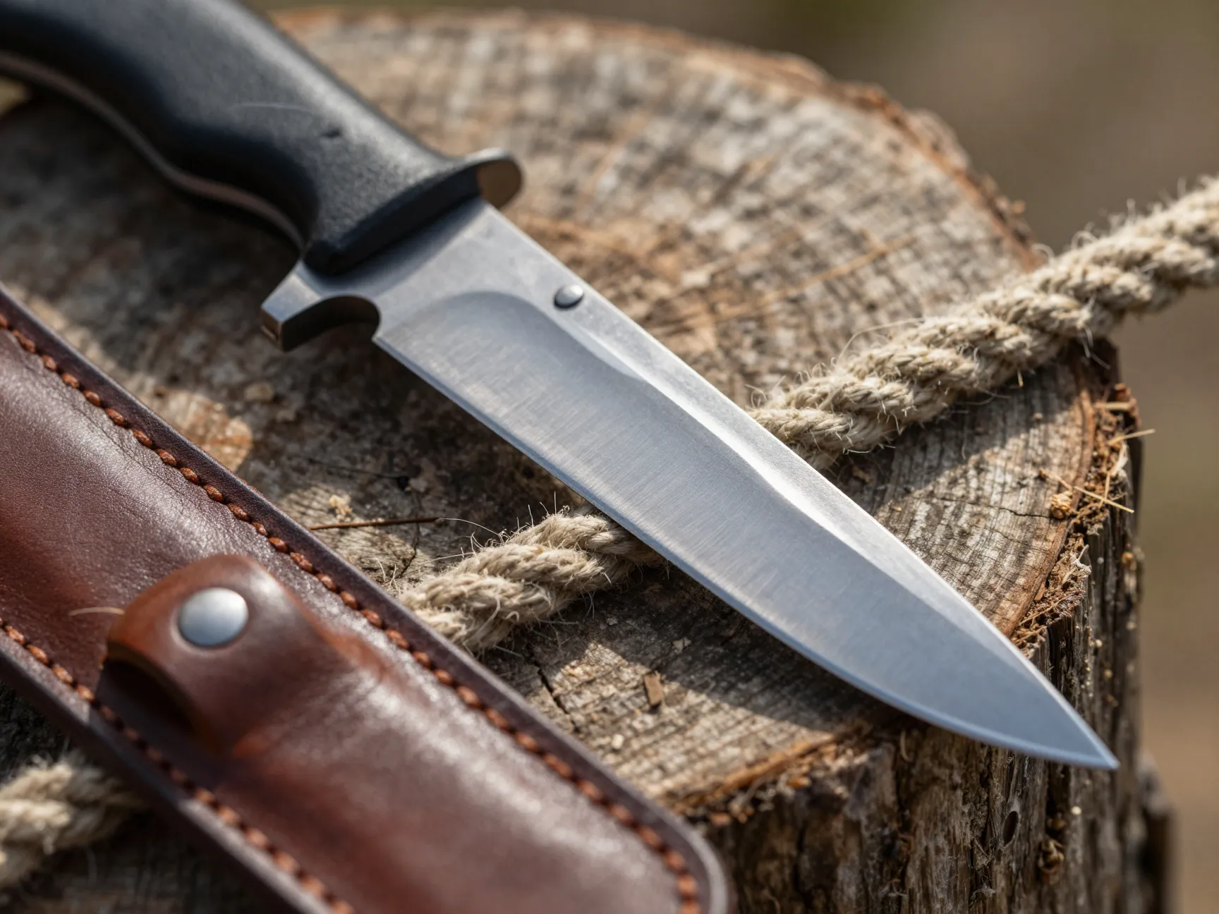 5 a fixed blade hunting knife
