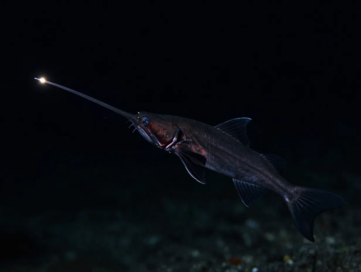 6 pacific dragonfish idiacanthus atlanticus the invisible predator