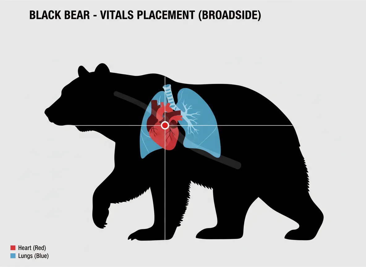 Understand bear anatomy for ethical shot placement