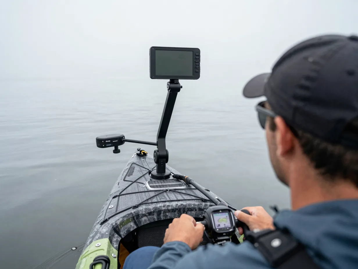 Use vertical space with a transducer arm and electronics tower