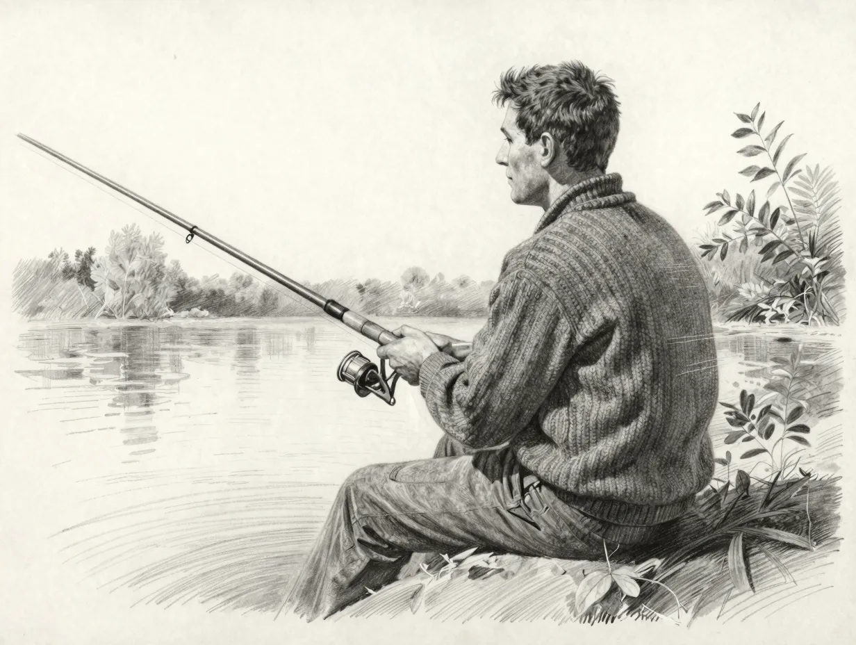 Realistic pencil sketch style