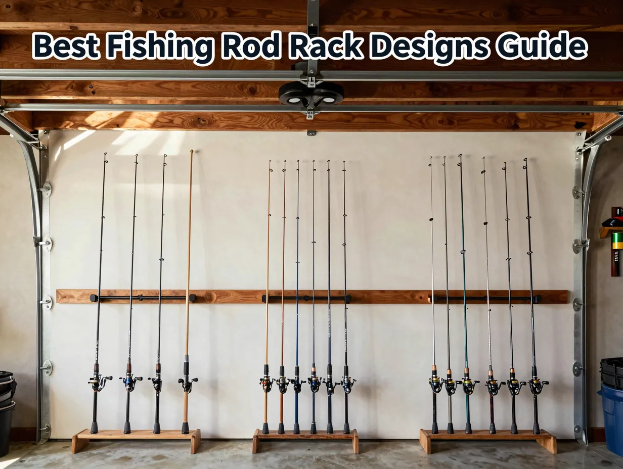Best fishing rod rack designs guide