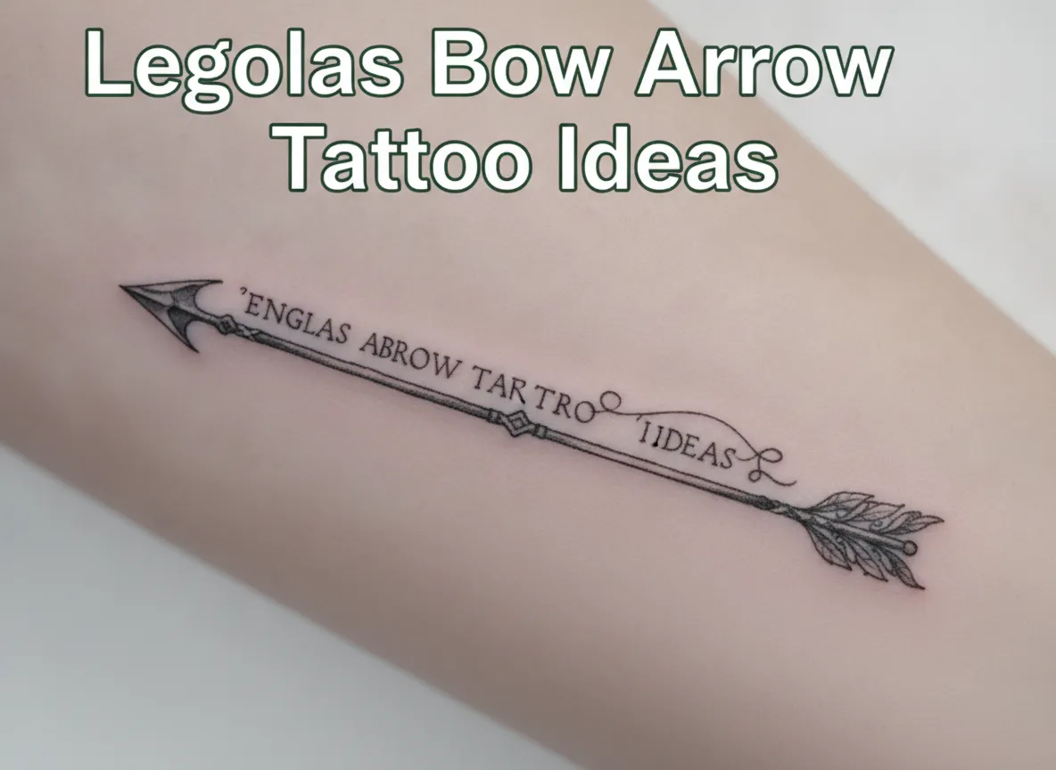 Legolas bow arrow tattoo ideas