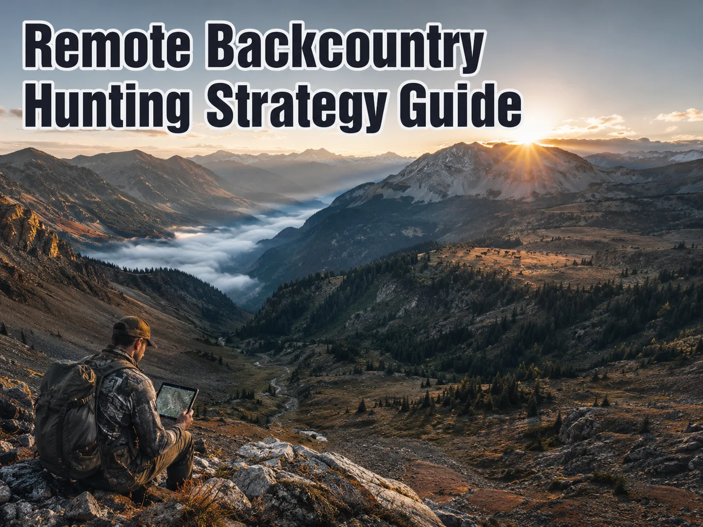 Remote backcountry hunting strategy guide