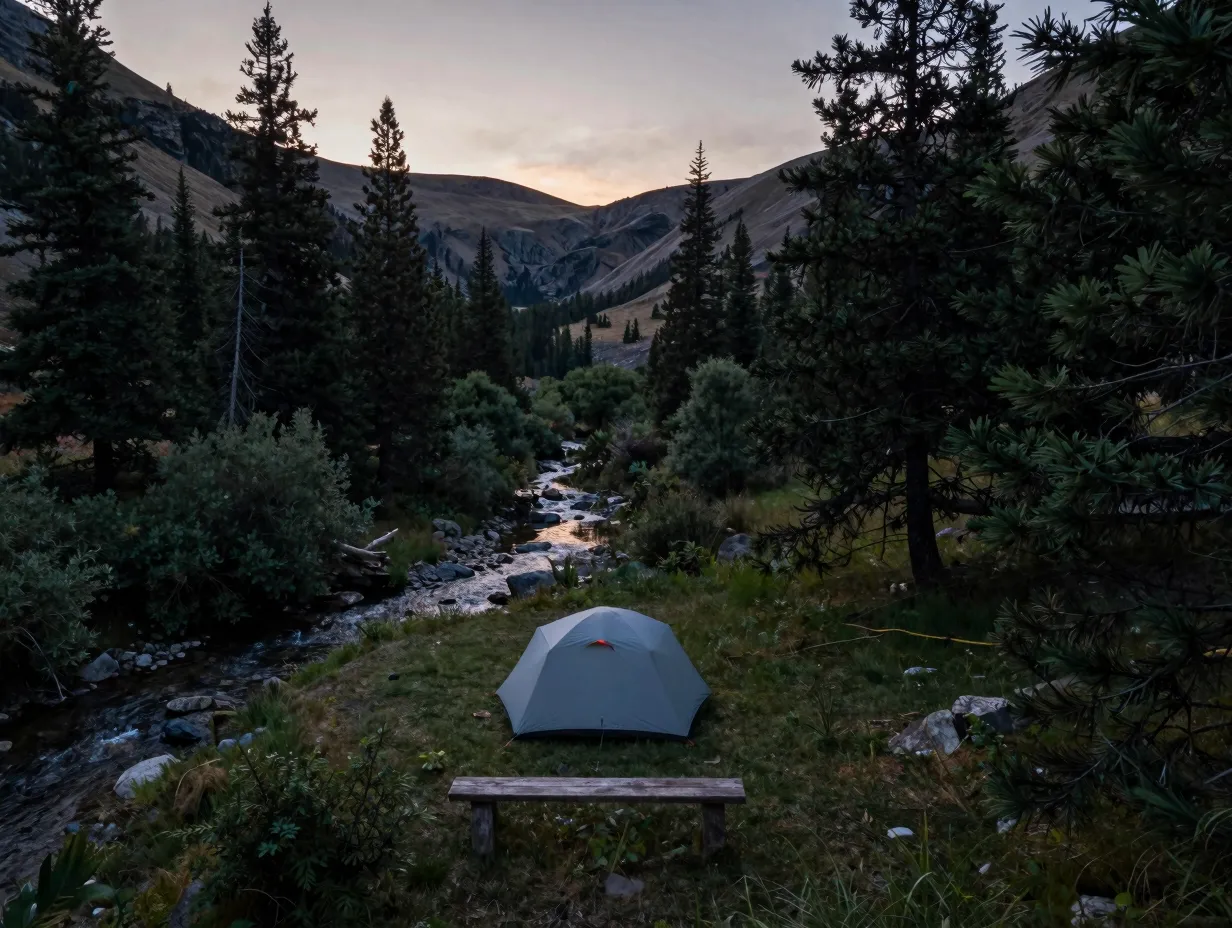 Select camp location as a primary strategic decision