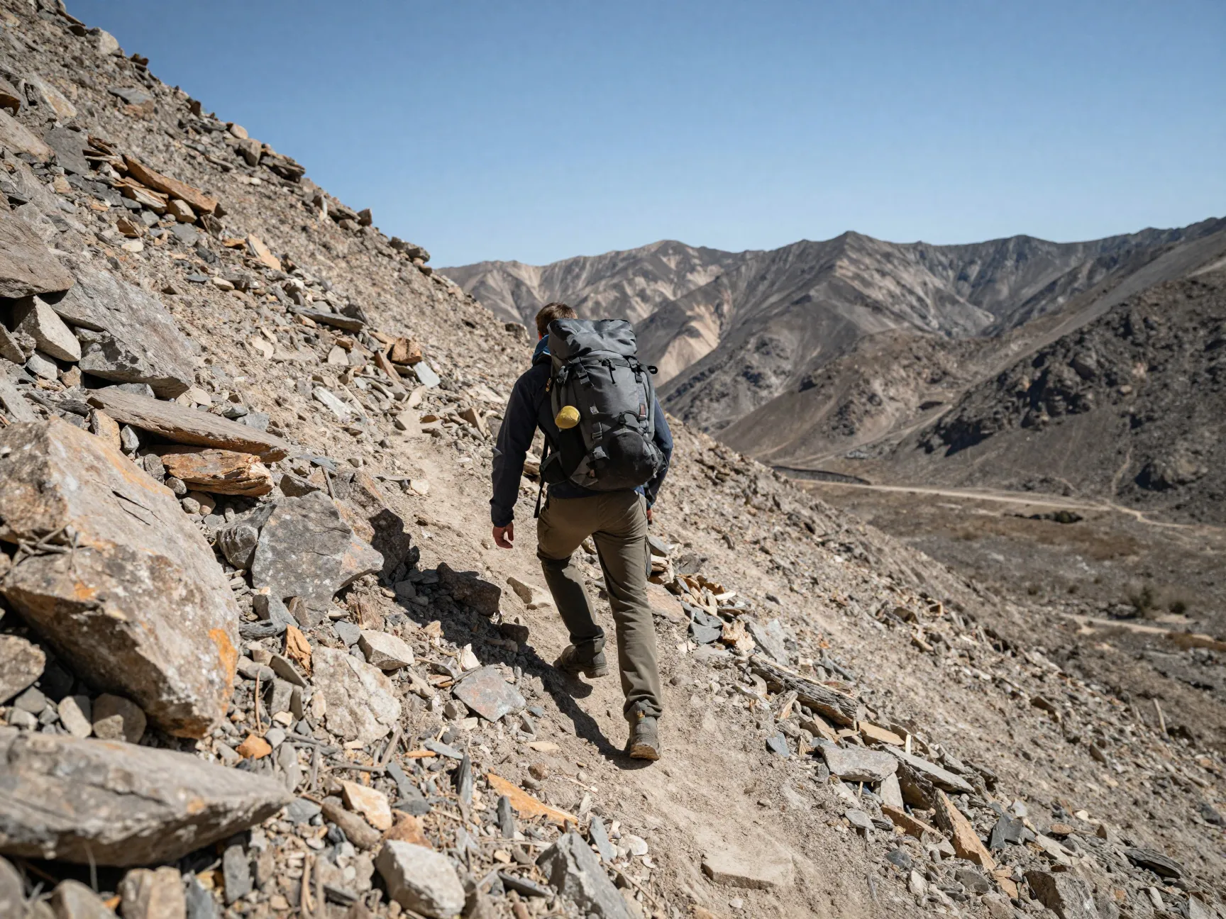 Get two miles beyond the trailhead minimum