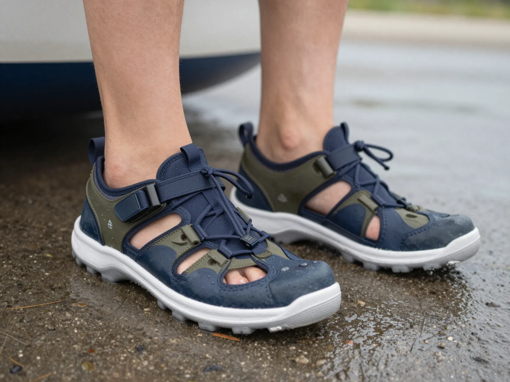 Waterproof or water resistant footwear