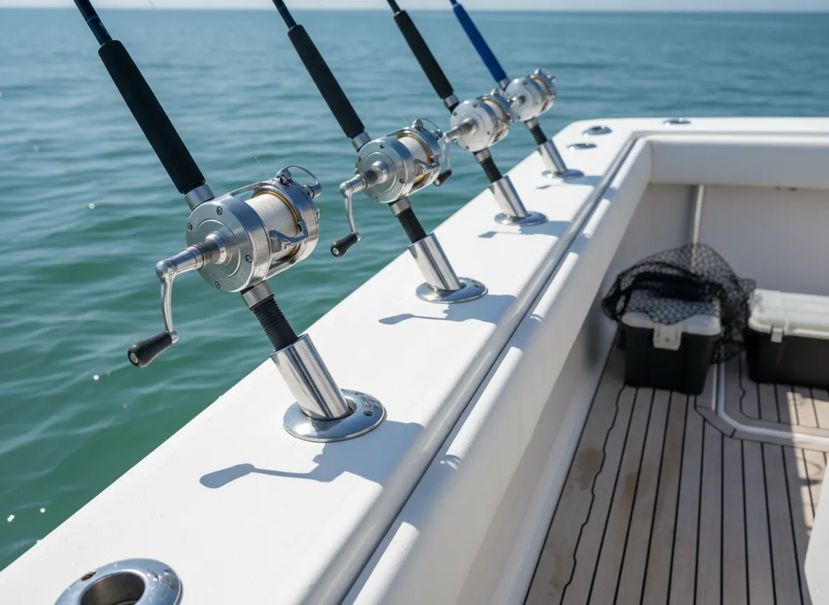 Boat rod holder and rack system