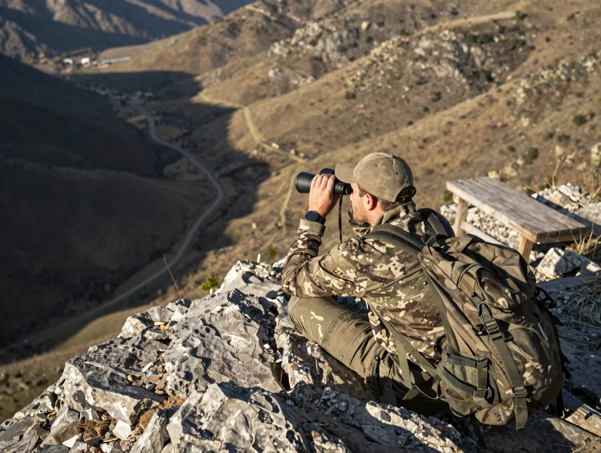 Master terrain reading and mobile glassing tactics