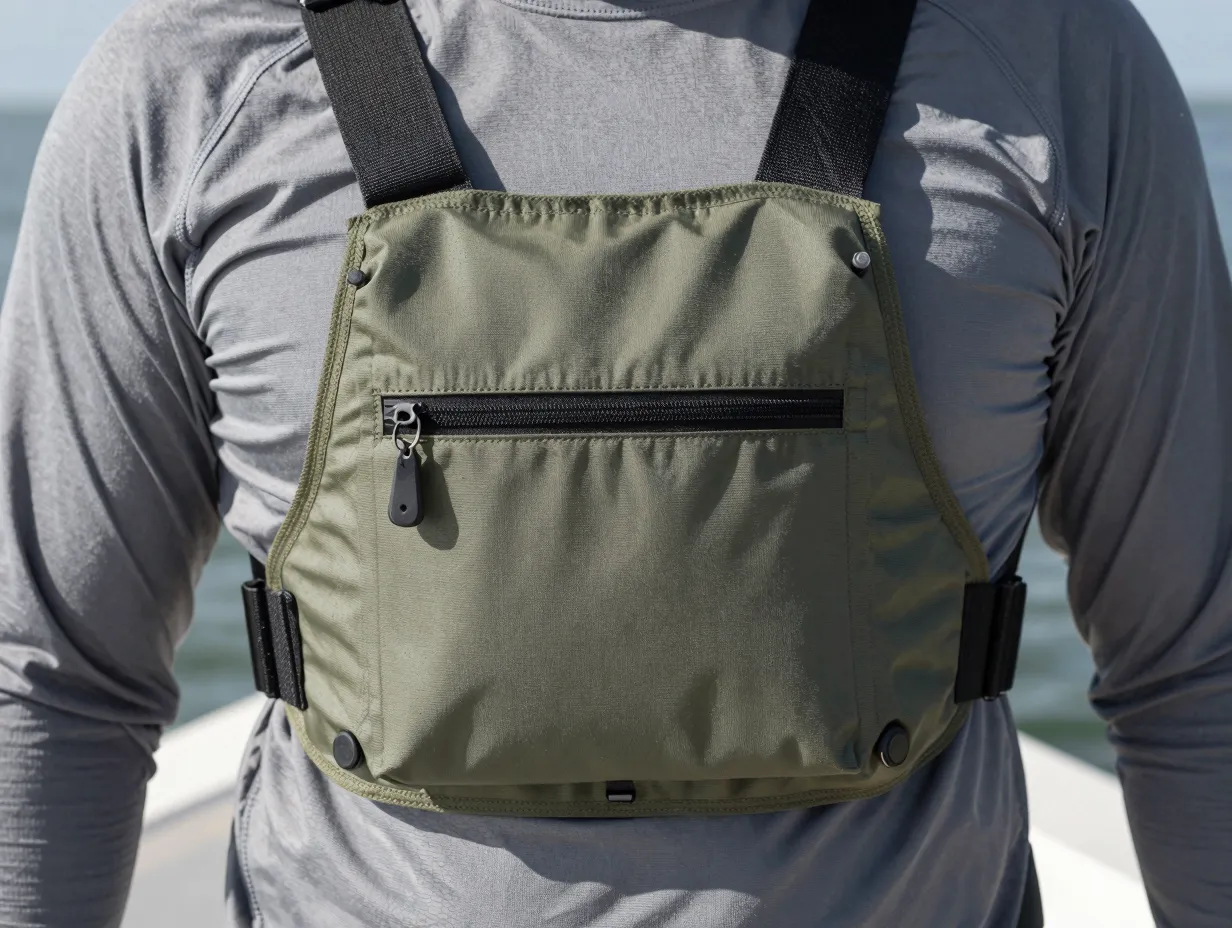 Fishing vest or chest pack