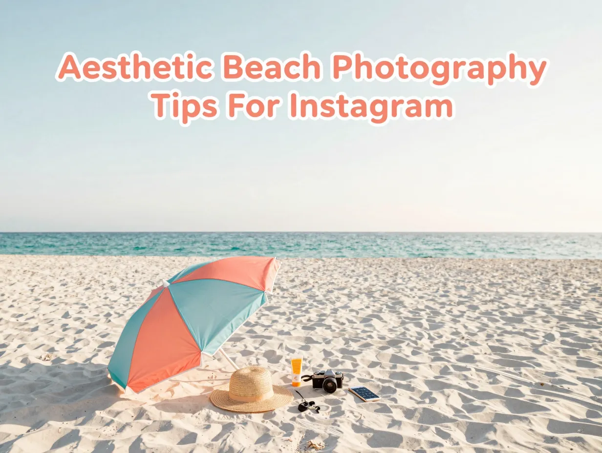 Aesthetic beach photography tips for instagram
