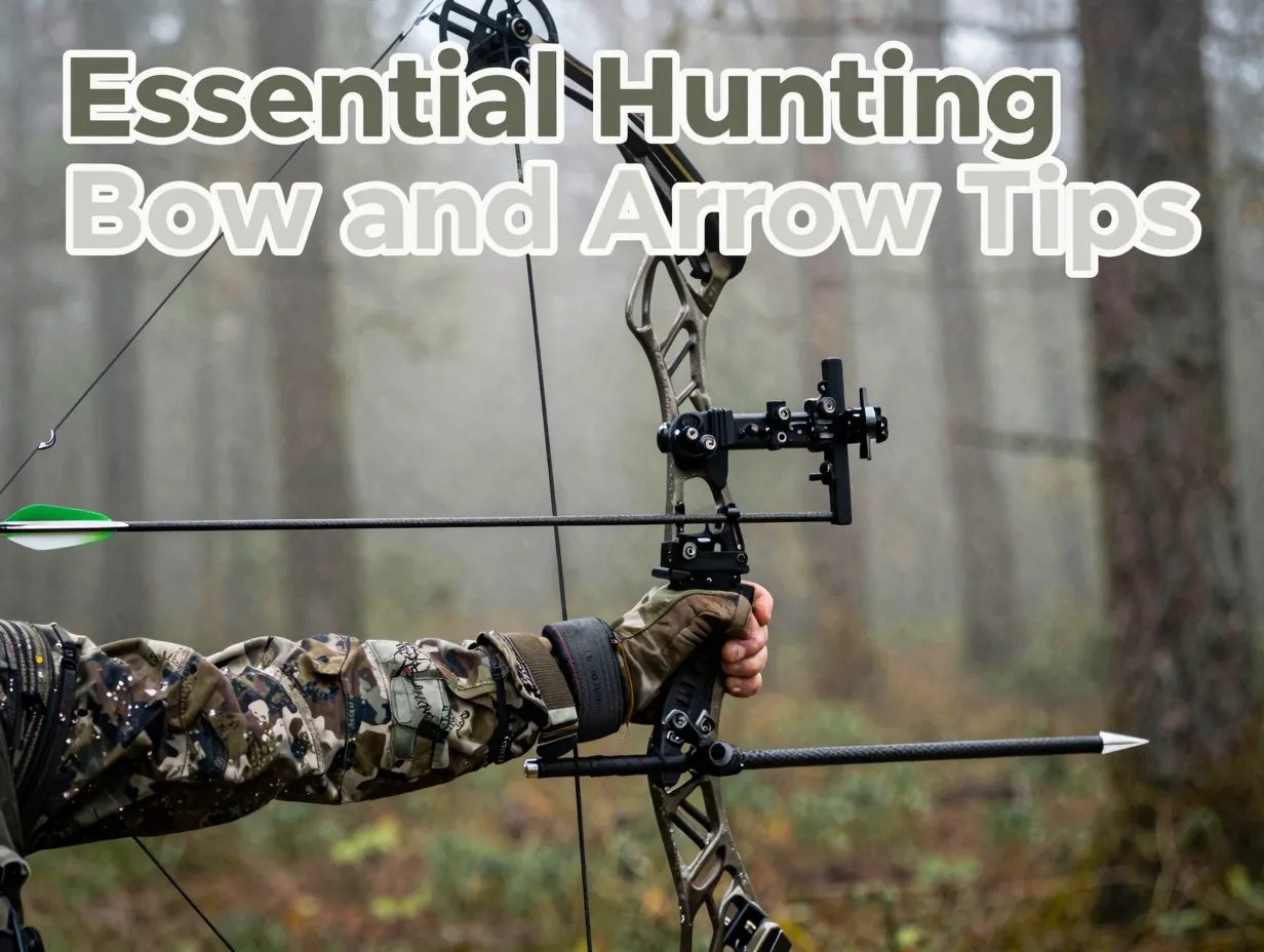 Essential hunting bow and arrow tips