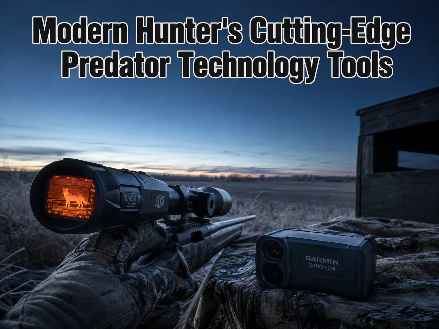 Modern hunters cutting edge predator technology tools