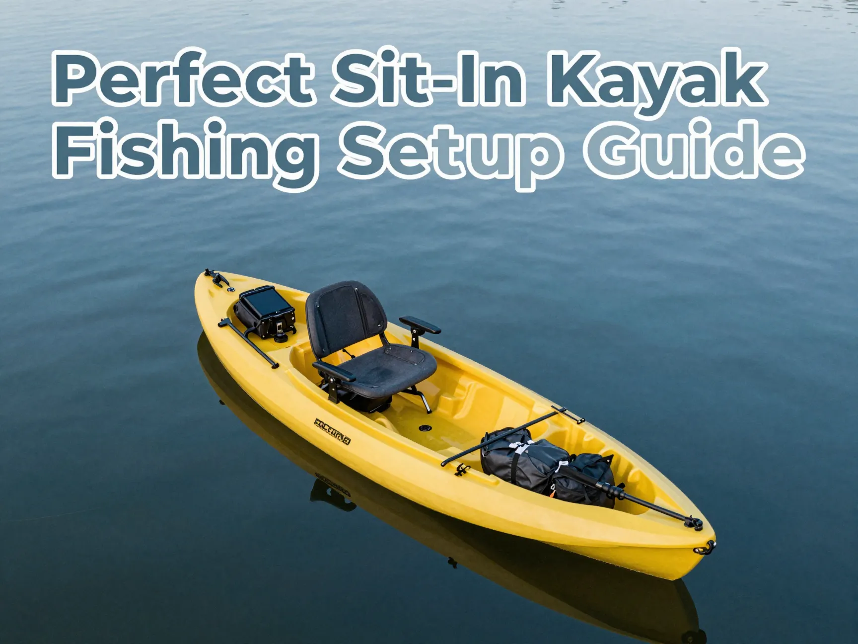 Perfect sit in kayak fishing setup guide
