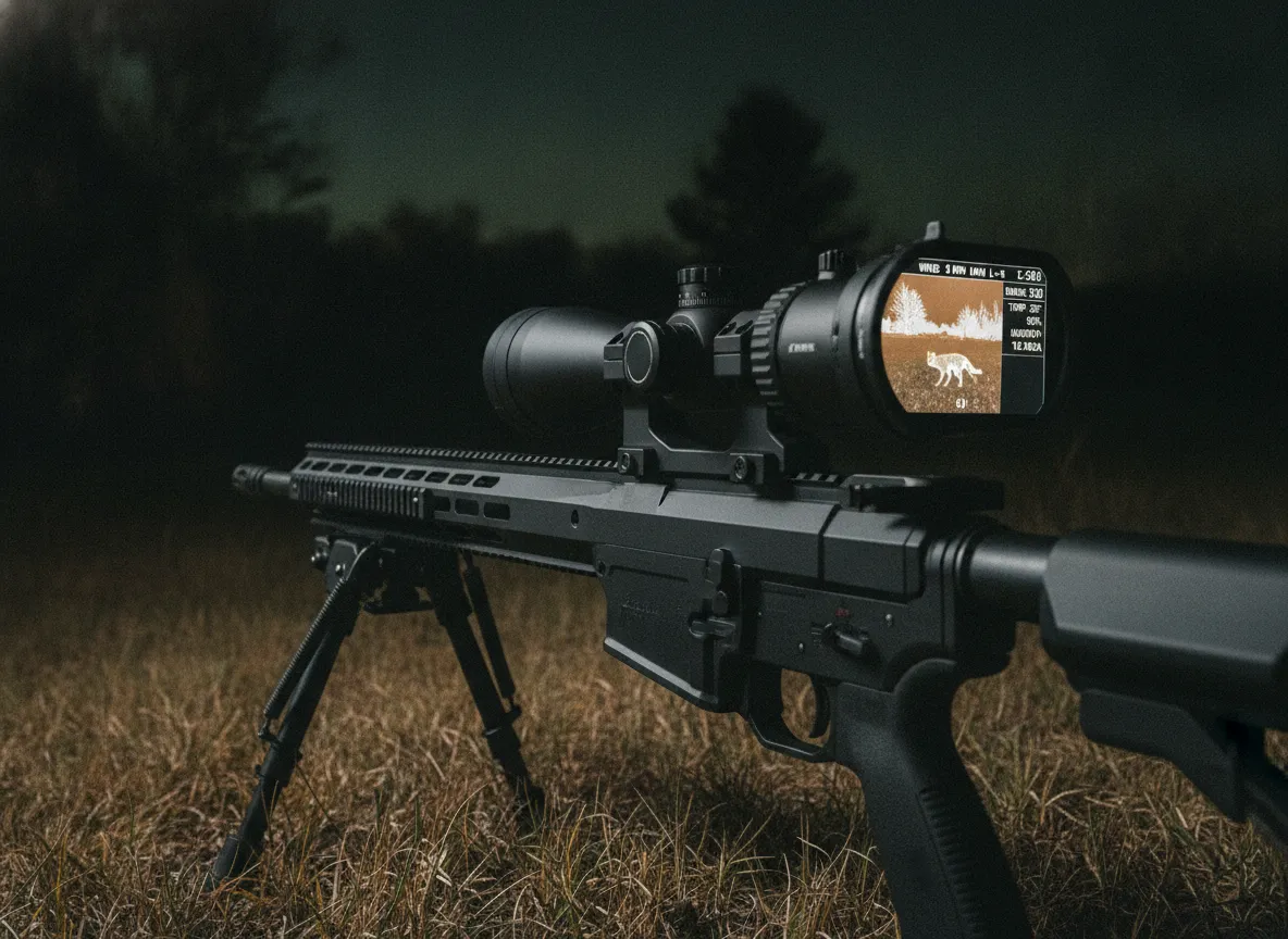 Ai enhanced thermal rifle scopes atn thor 6 elite