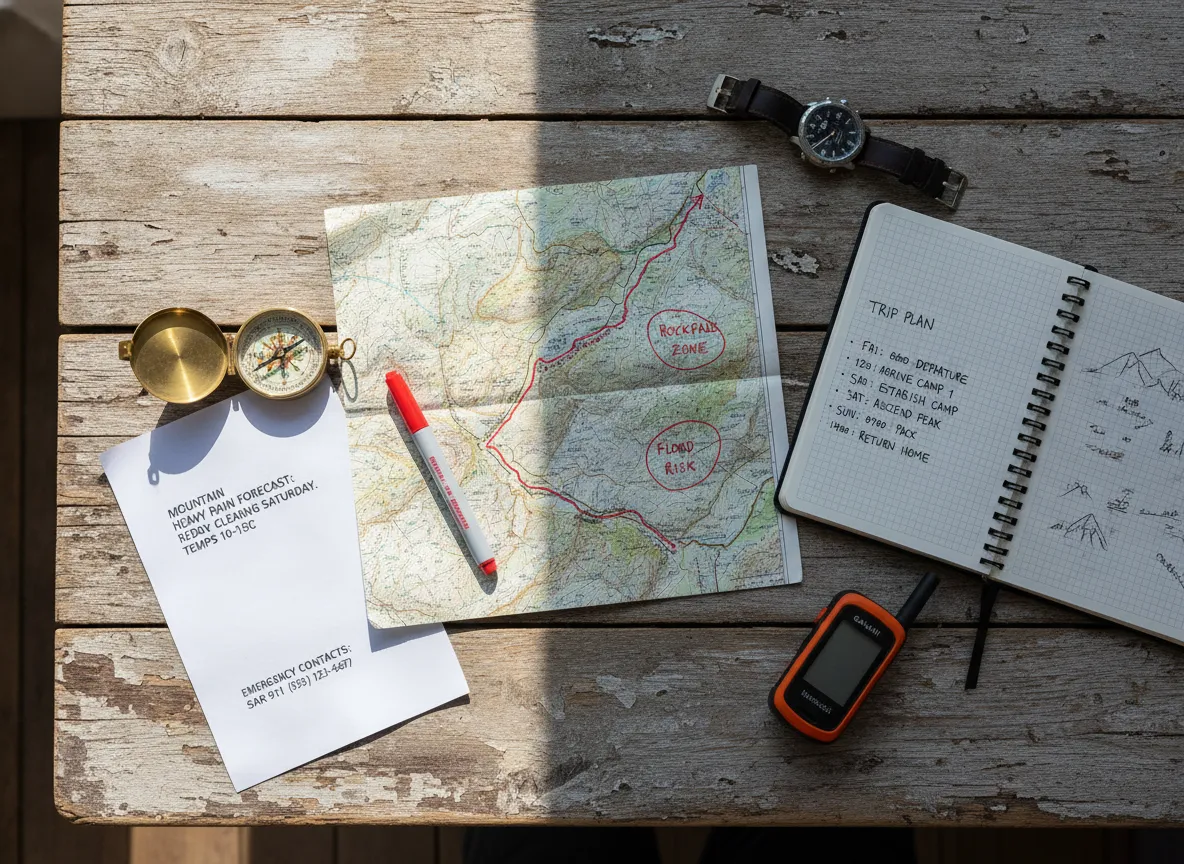 Trip planning and risk management