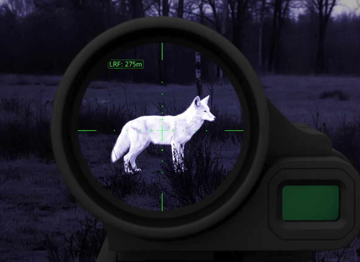 Thermal scopes with integrated laser rangefinders pulsar trail 3 lrf