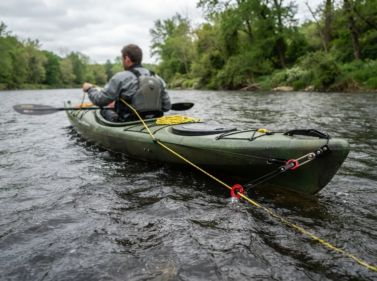 Set up an anchor system appropriate for the conditions