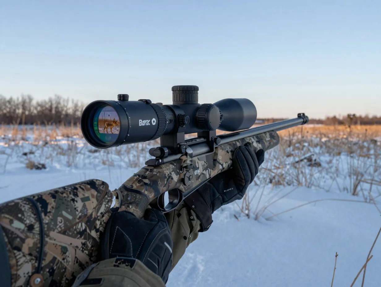 Thermal scopes with integrated laser rangefinders bering optics super yoter lrf