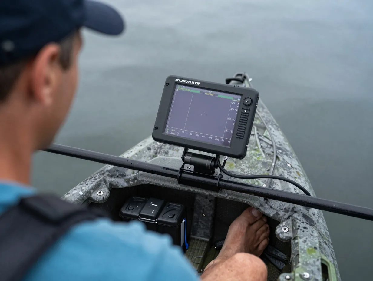 Mount a fish finder and electronics properly