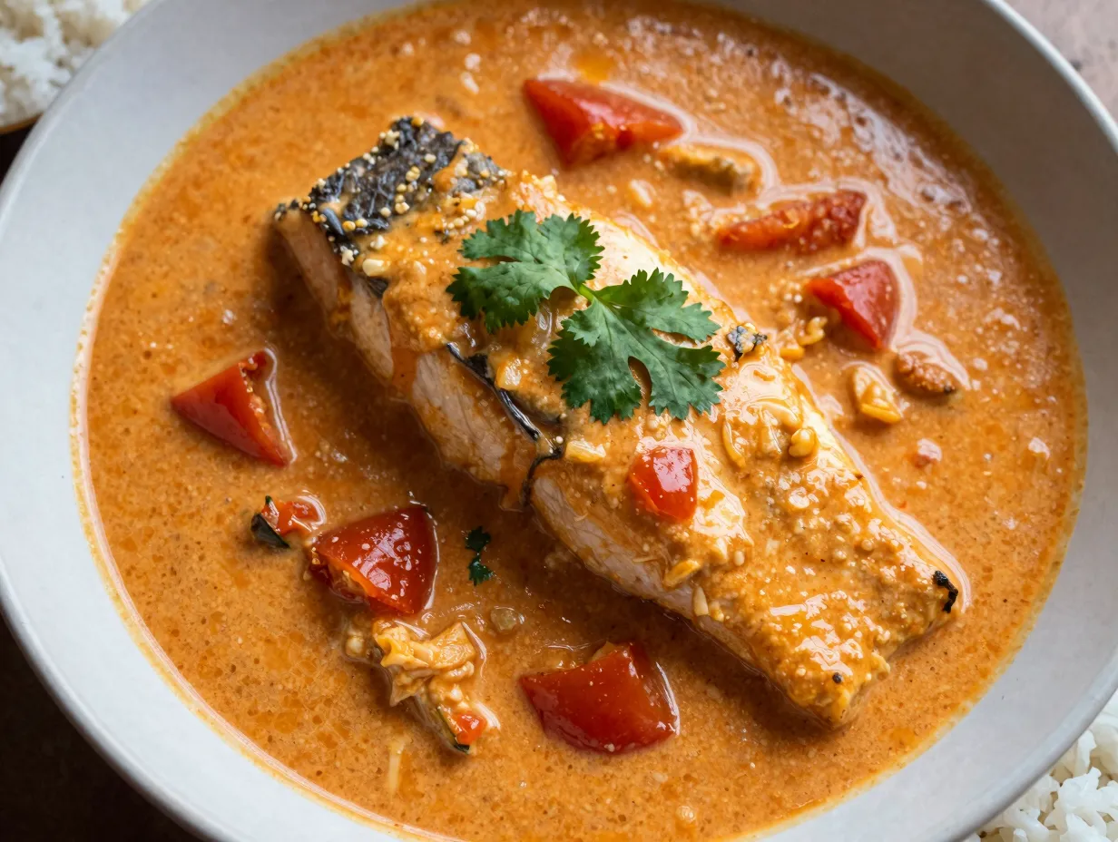 Creamy tomato basa curry