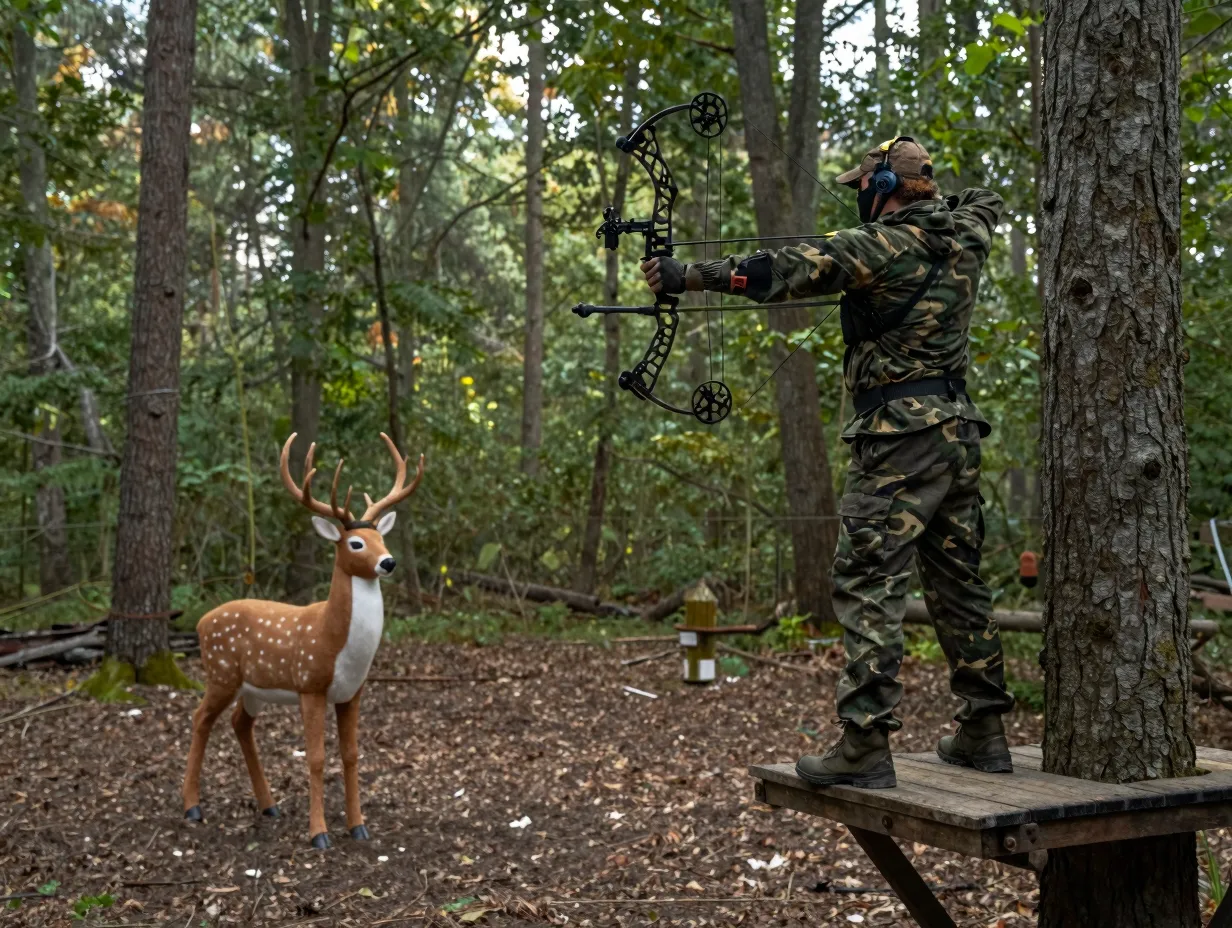 Practice at realistic hunting distances and scenarios