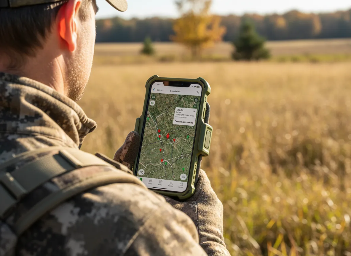 Hunting specific gps and stand mapping apps