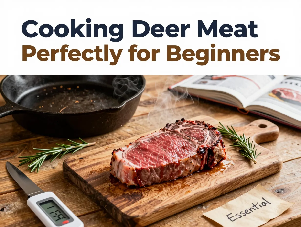 Cooking deer meat perfectly for beginners