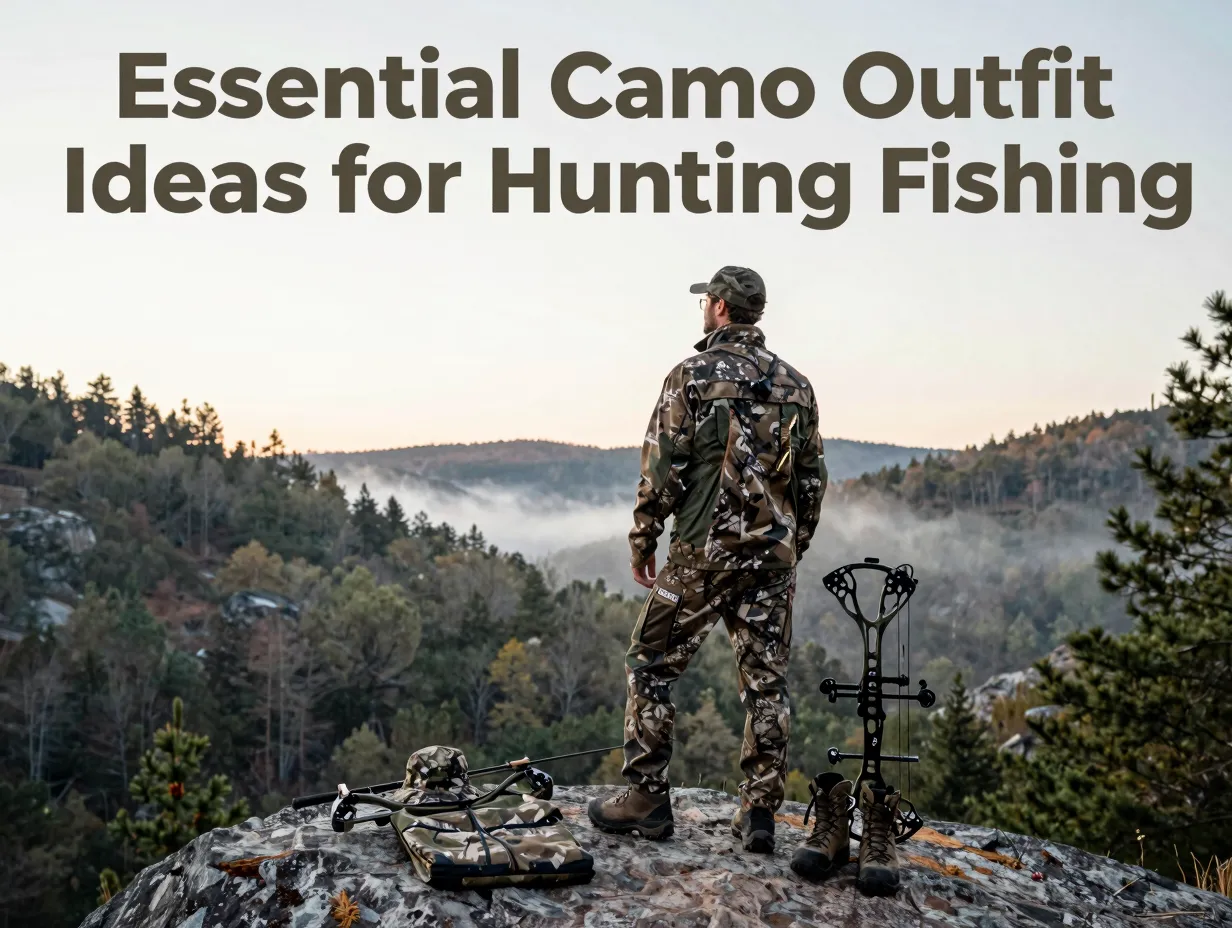 Essential camo outfit ideas for hunting fishing