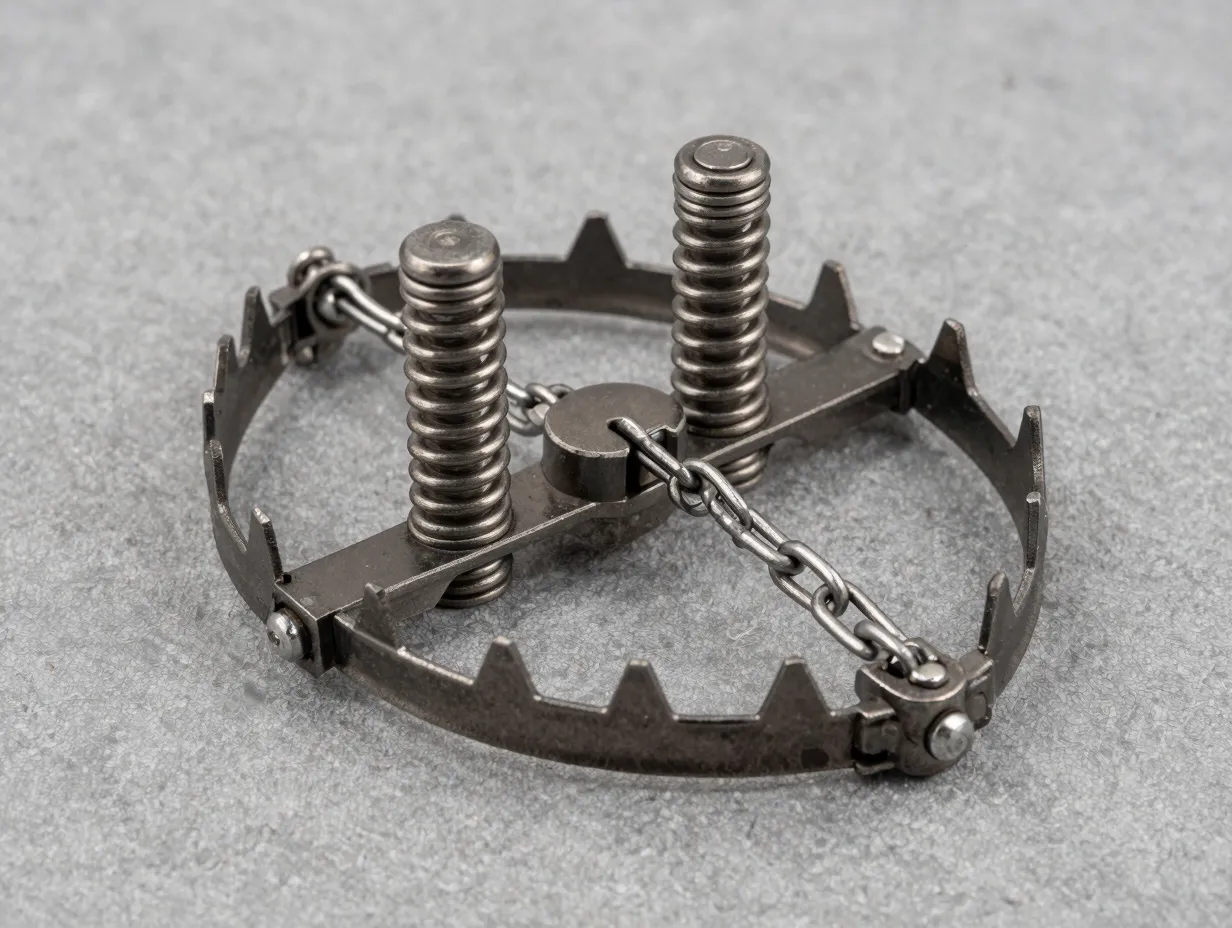 Duke 3 coil spring foothold trap