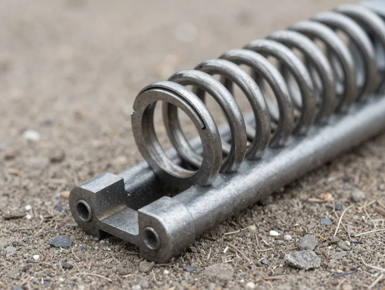 Bridger 3 coil spring trap with offset jaws
