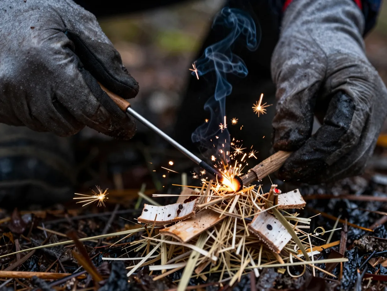 Fire starting more than warmth