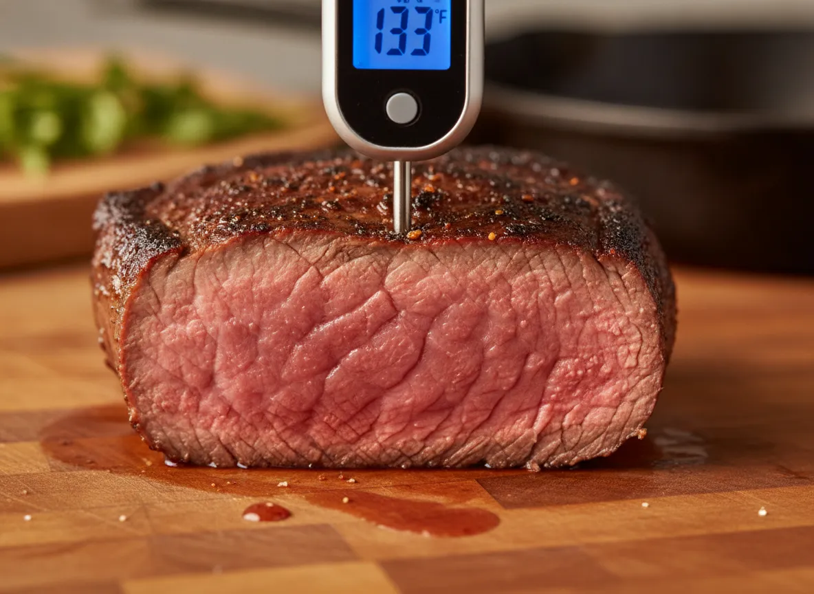 Never overcook venison especially steaks and loin cuts