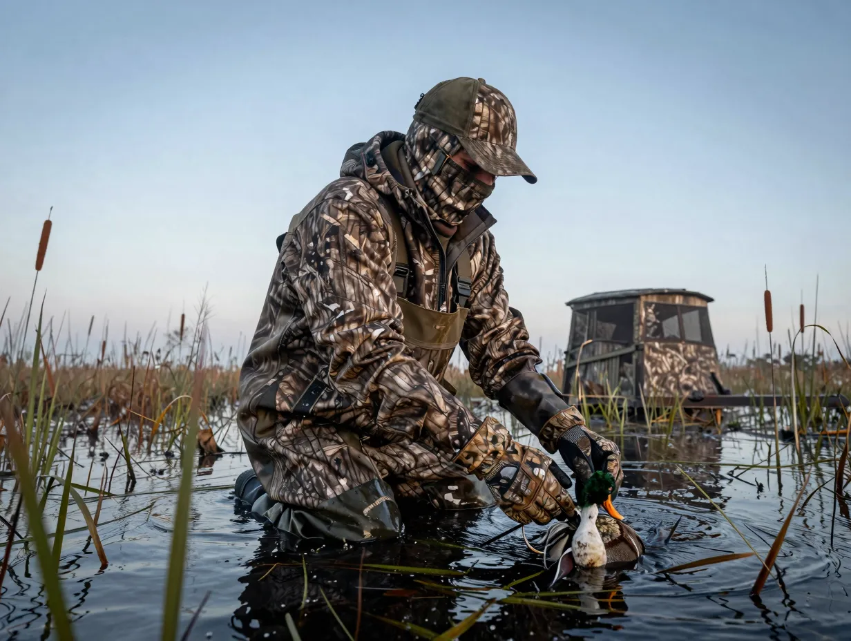 Waterfowl specific camo outfit
