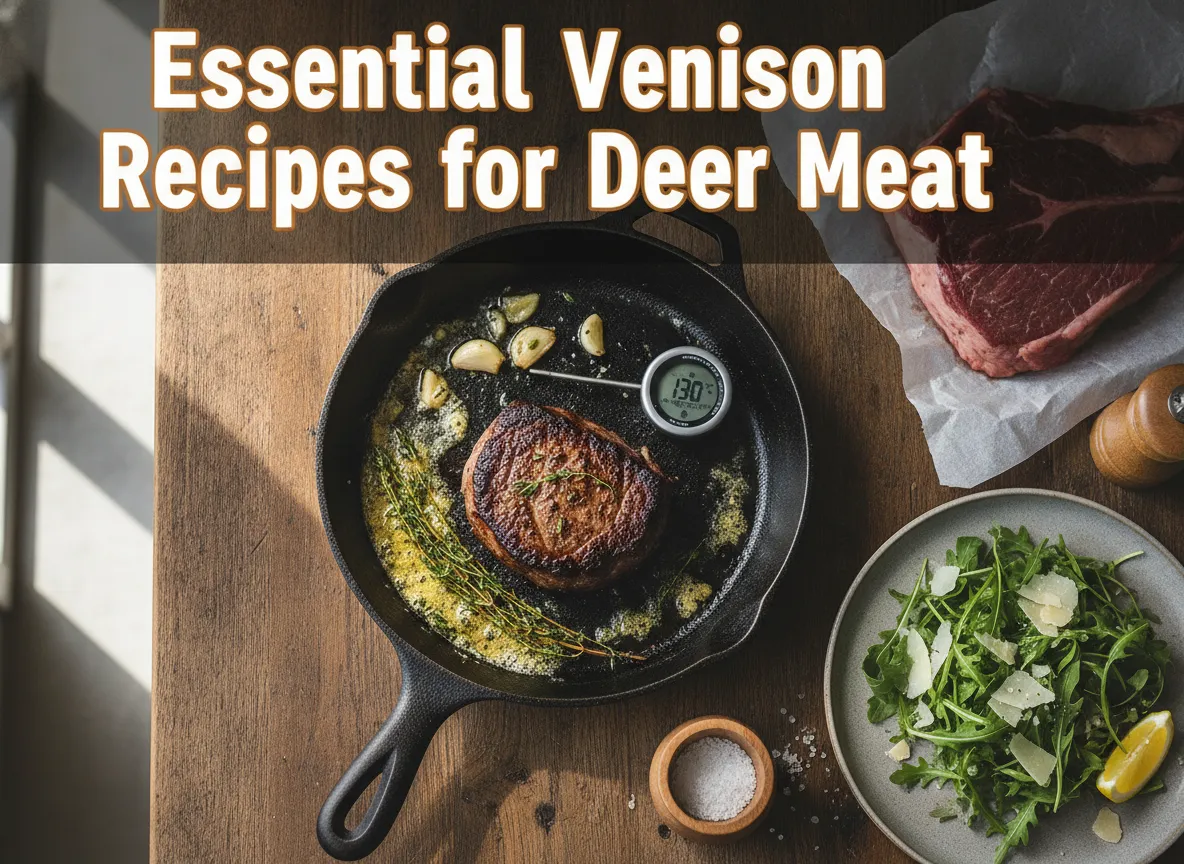 Essential venison recipes for deer meat
