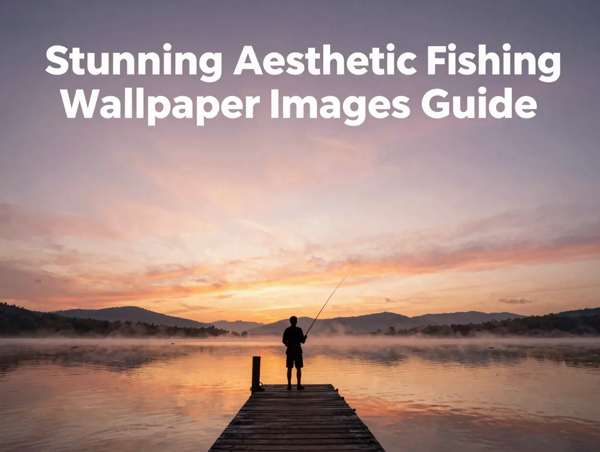 Stunning aesthetic fishing wallpaper images guide