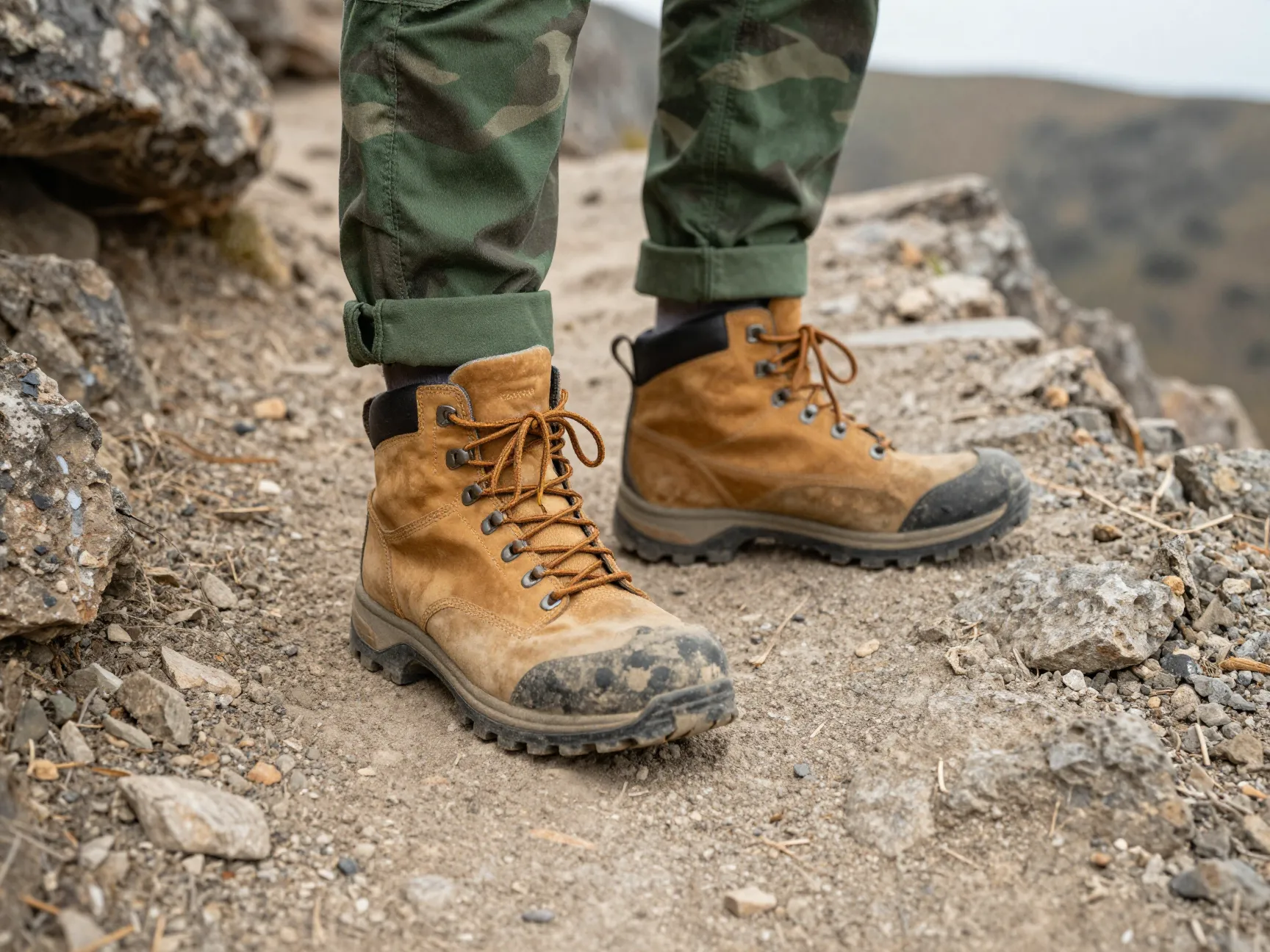 Prioritize practical camping footwear while keeping style cohesive