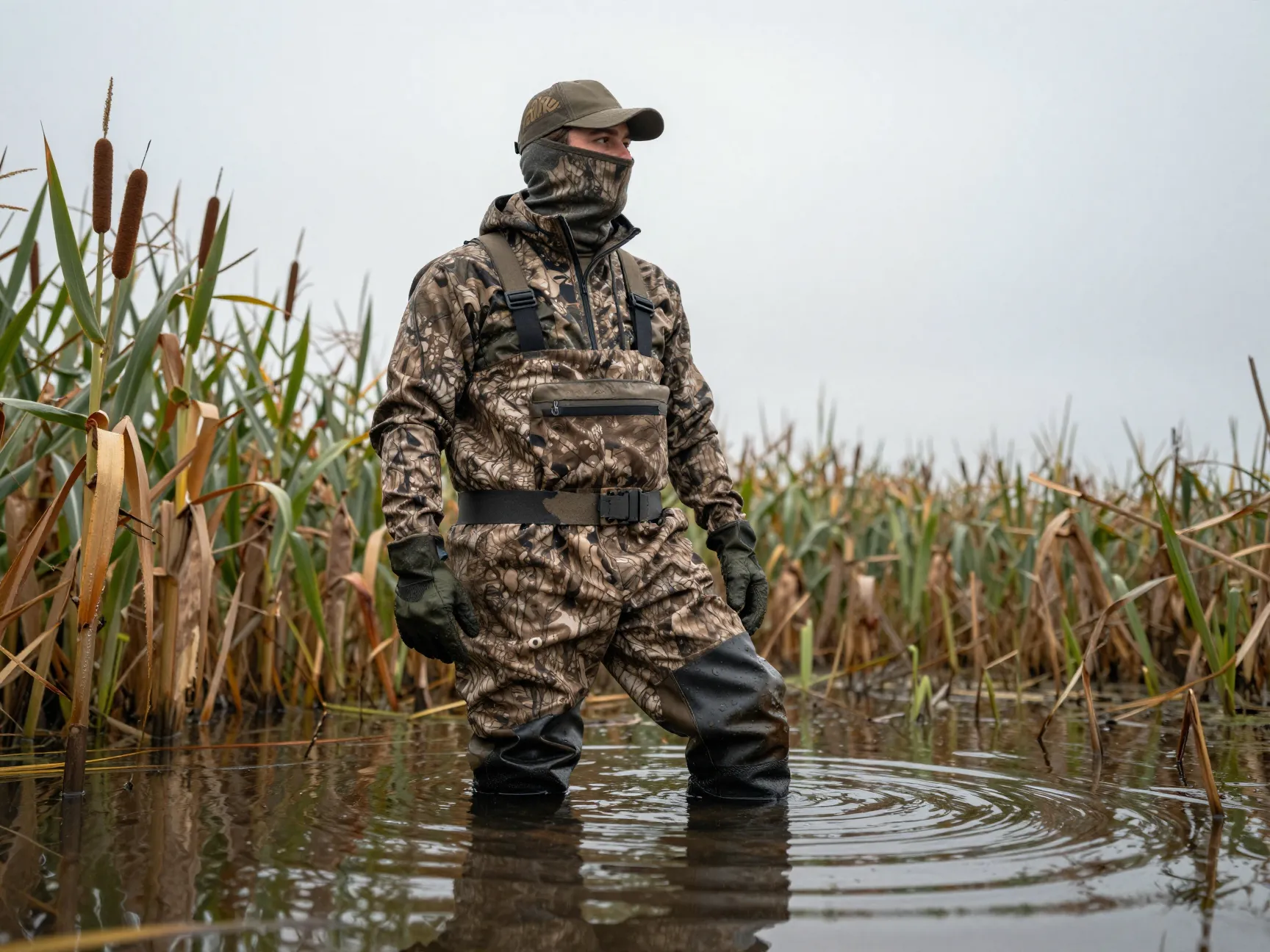 Waterfowl marsh and wetland setup
